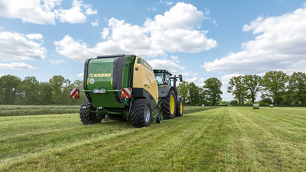 The KRONE bale chamber